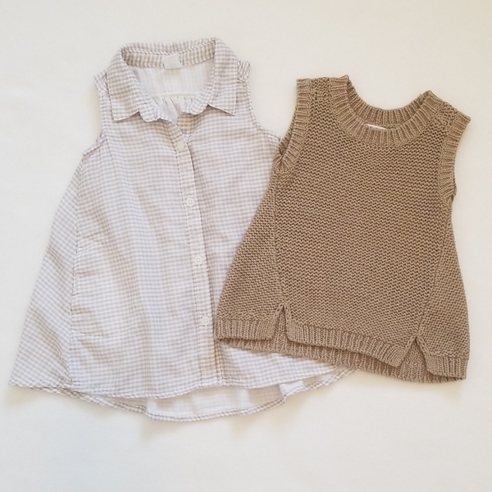 Lot 2 NWOT ON Infant Girl Dress & Tank 18-24m